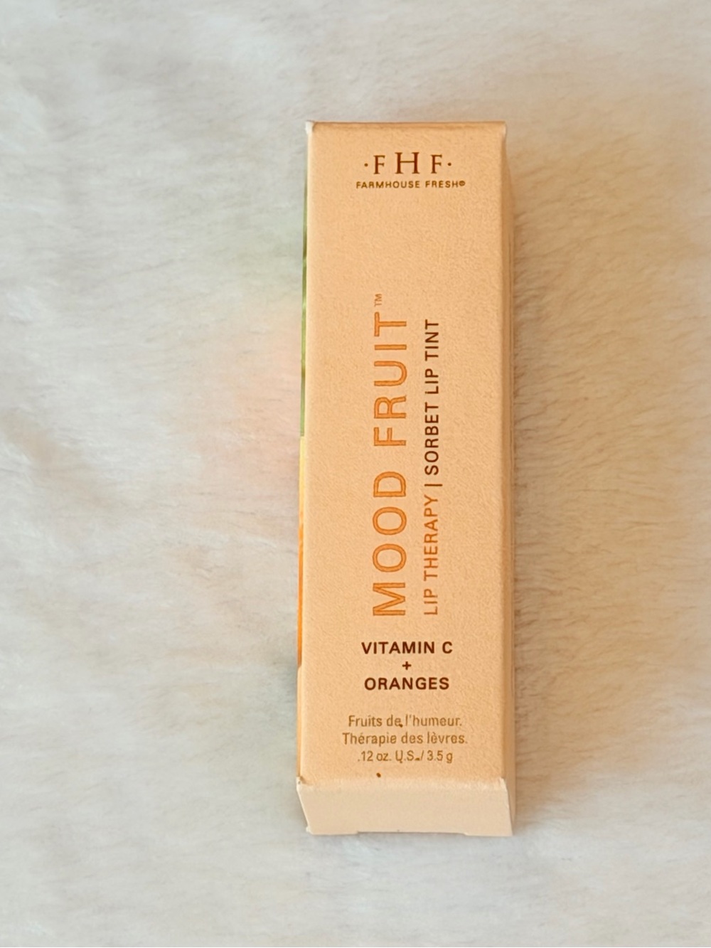 ✨NWT FARMHOUSE FRESH Mood Fruit Sorbet Lip Tint - Orange (Vitamin C + Oranges)